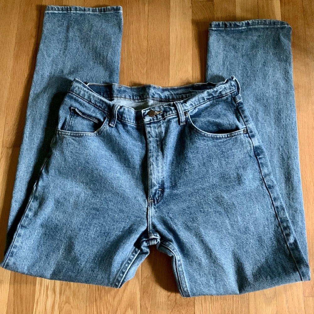 Wrangler mens straight leg, 34 waist 34 inseam